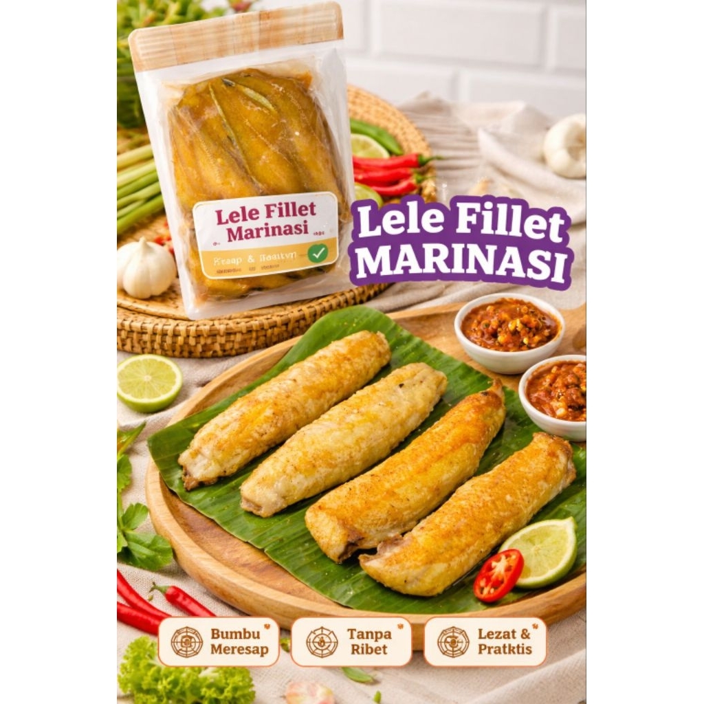 LELE FILLET MARINASI BUMBU KUNING