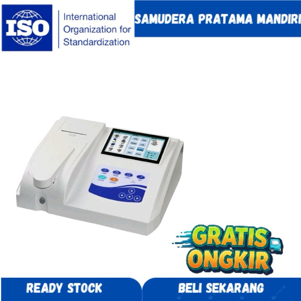BC300 Semi-auto Biochemistry Analyzer analyzing blood Glucose body fl.