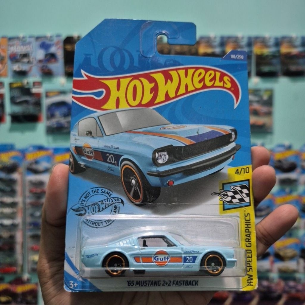 HOT WHEELS 65 MUSTANG 2+2 FASTBACK GULF