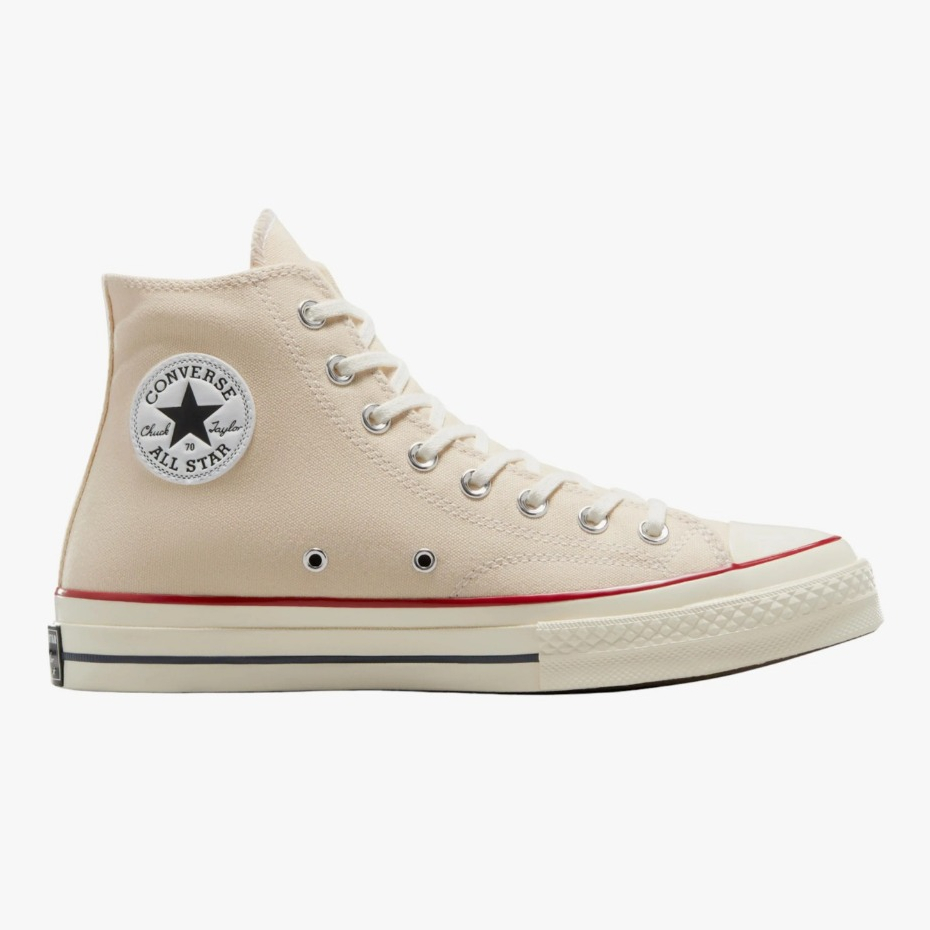 Sepatu Sneakers Unisex Converse Chuck 70 High Parchment Egret Original 162053C