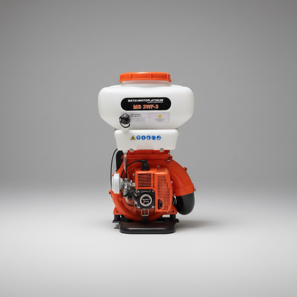 Mist blower Matsumoto 20kg dan 15 kg, 2Tak tipe MS3WF-3 mesin tabur pupuk padat dan cair