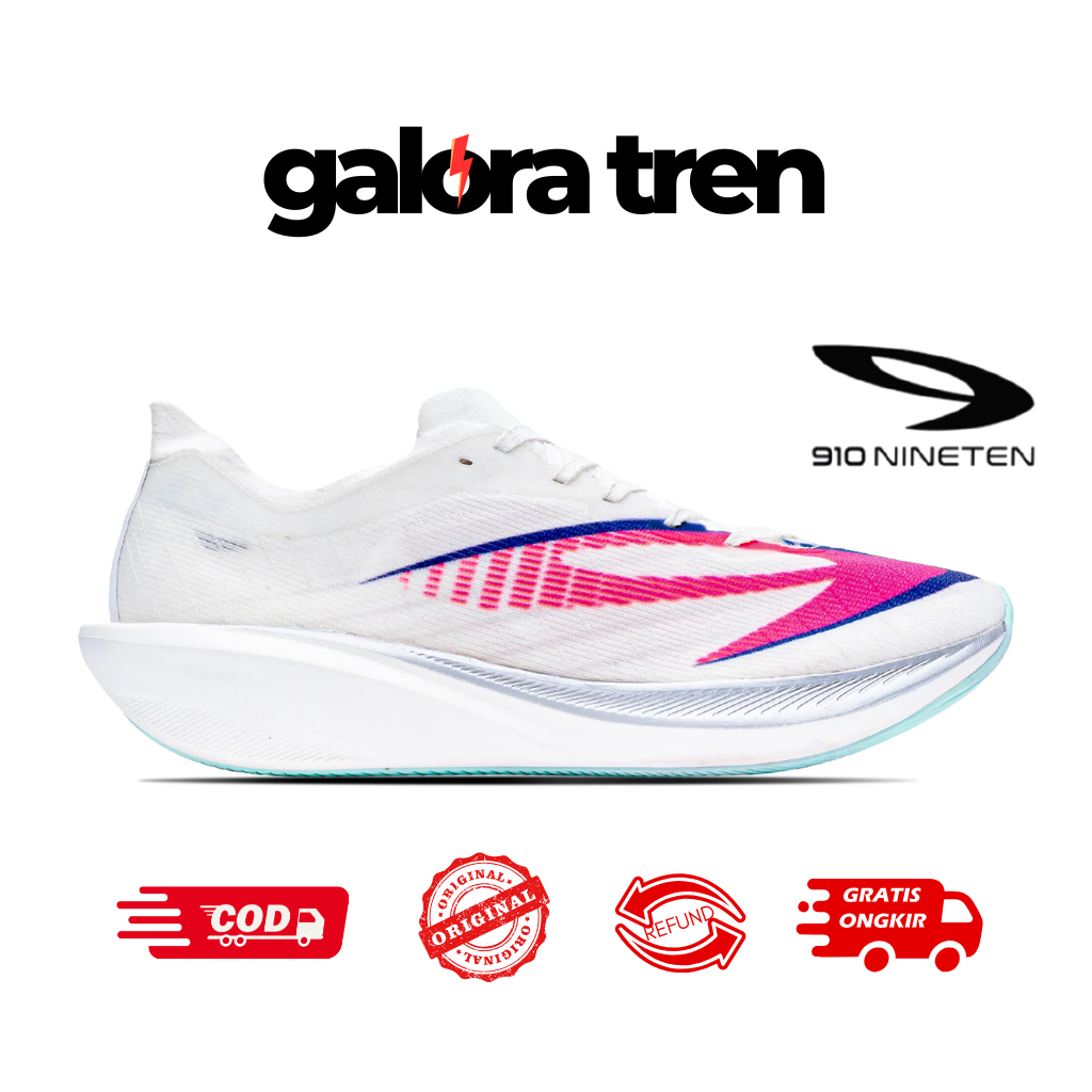 910 Nineten Haze Miraeige Putih Pink - Sepatu Lari 910 haze mariaeige Origanl