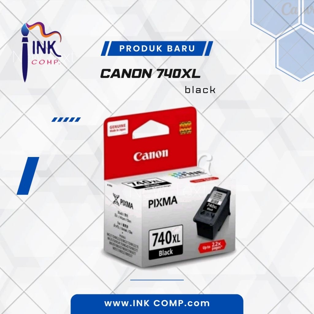 Tinta Canon 740XL Black Original
