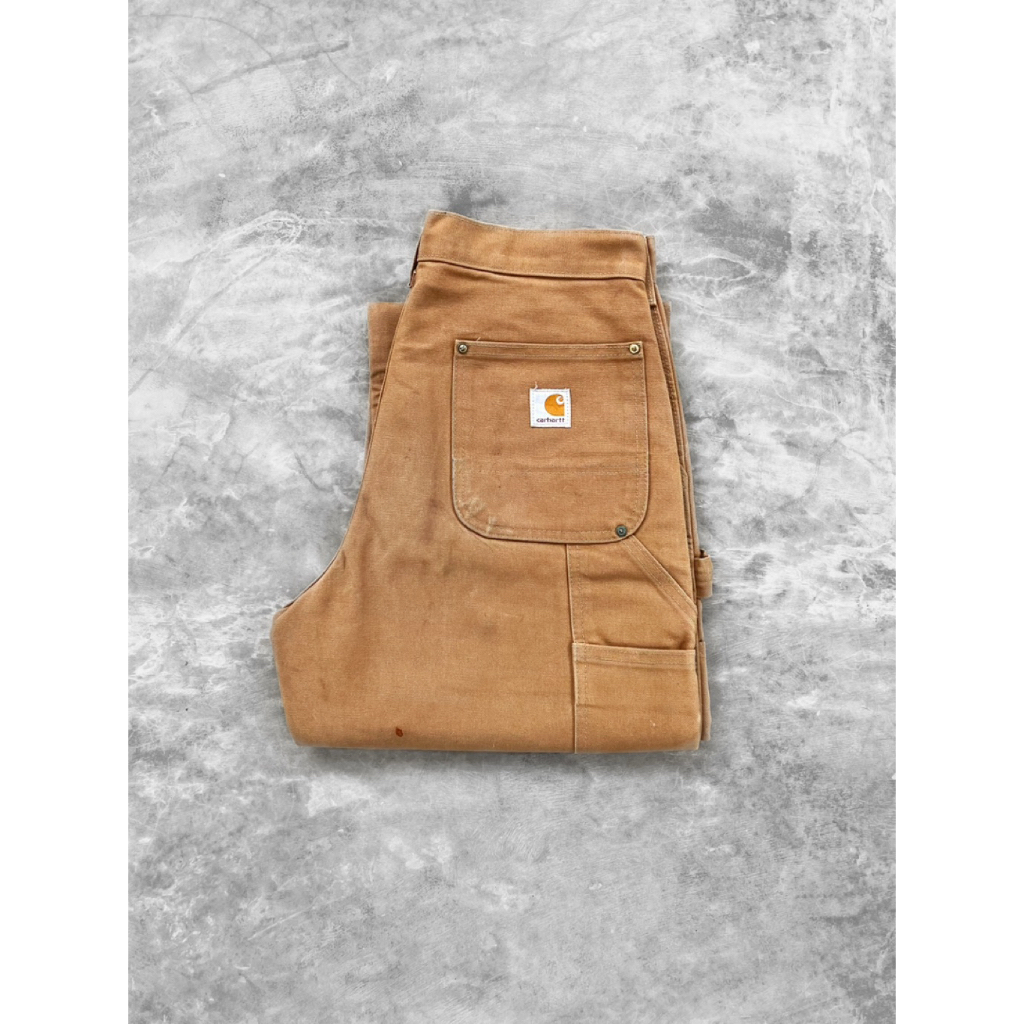 Carhartt B01 BRN Double Knee Carpenter Pants Brown