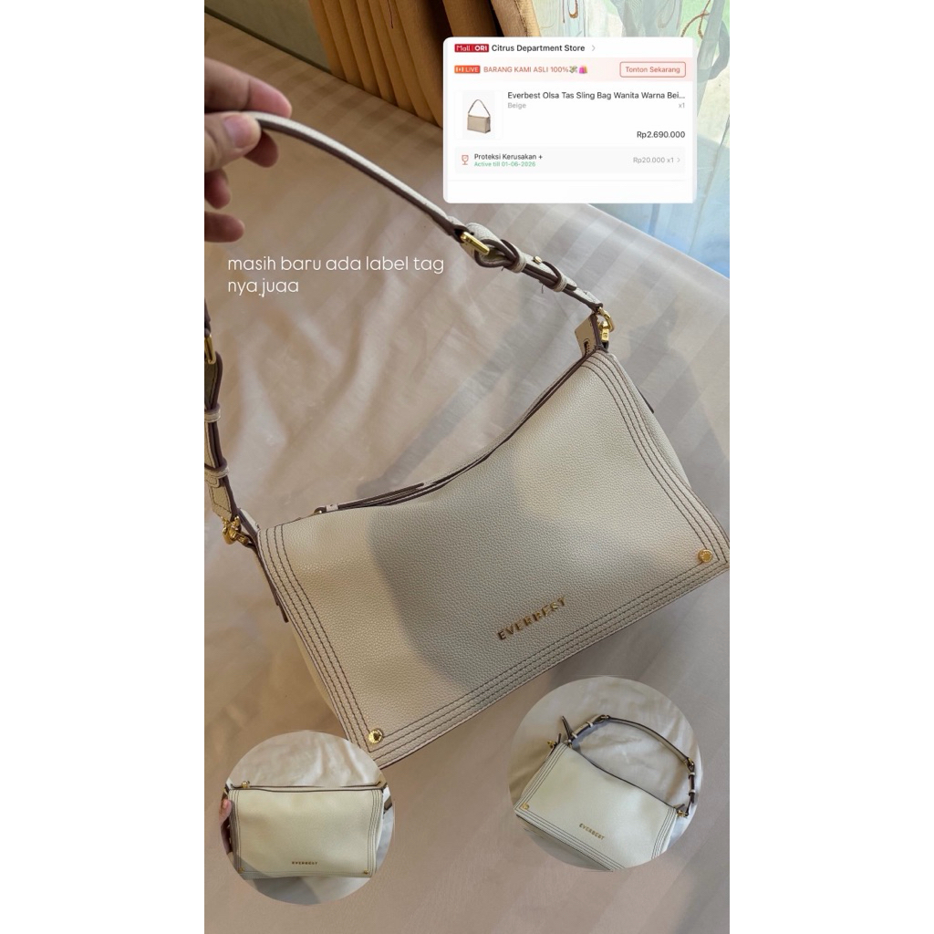 Preloved tas everbest olsa sling bag