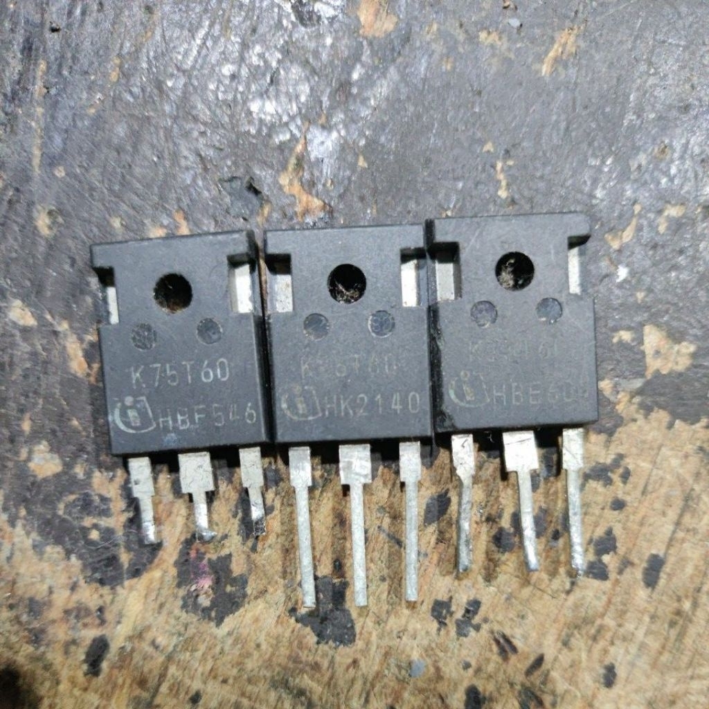 mosfet mesin LAS IGBT K75T60