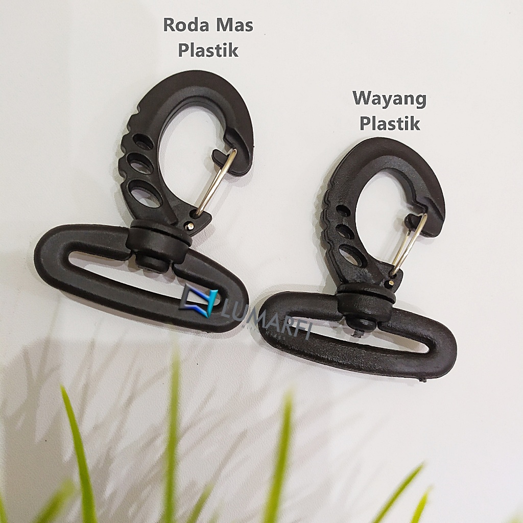 [PACK] Pengait/Kaitan/Cantolan Tas 3,8 cm Hitam Murah / Pengait Tali Selempang / Pengait tali sling 