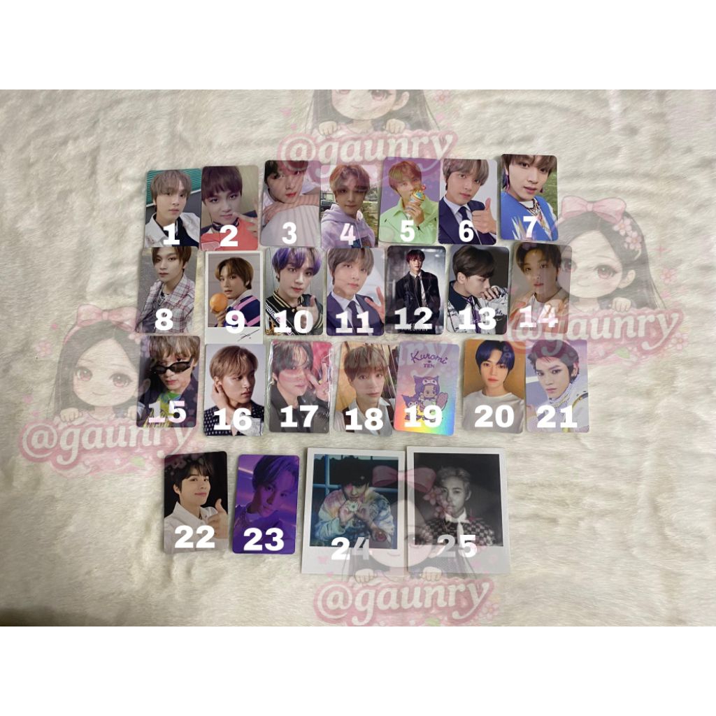 [STOP COLLECT PART 1 BACA DESC] OFFICIAL AAB PHOTOCARD NCT DREAM 127 WAYV HAECHAN BOBOAN TASTE POB U