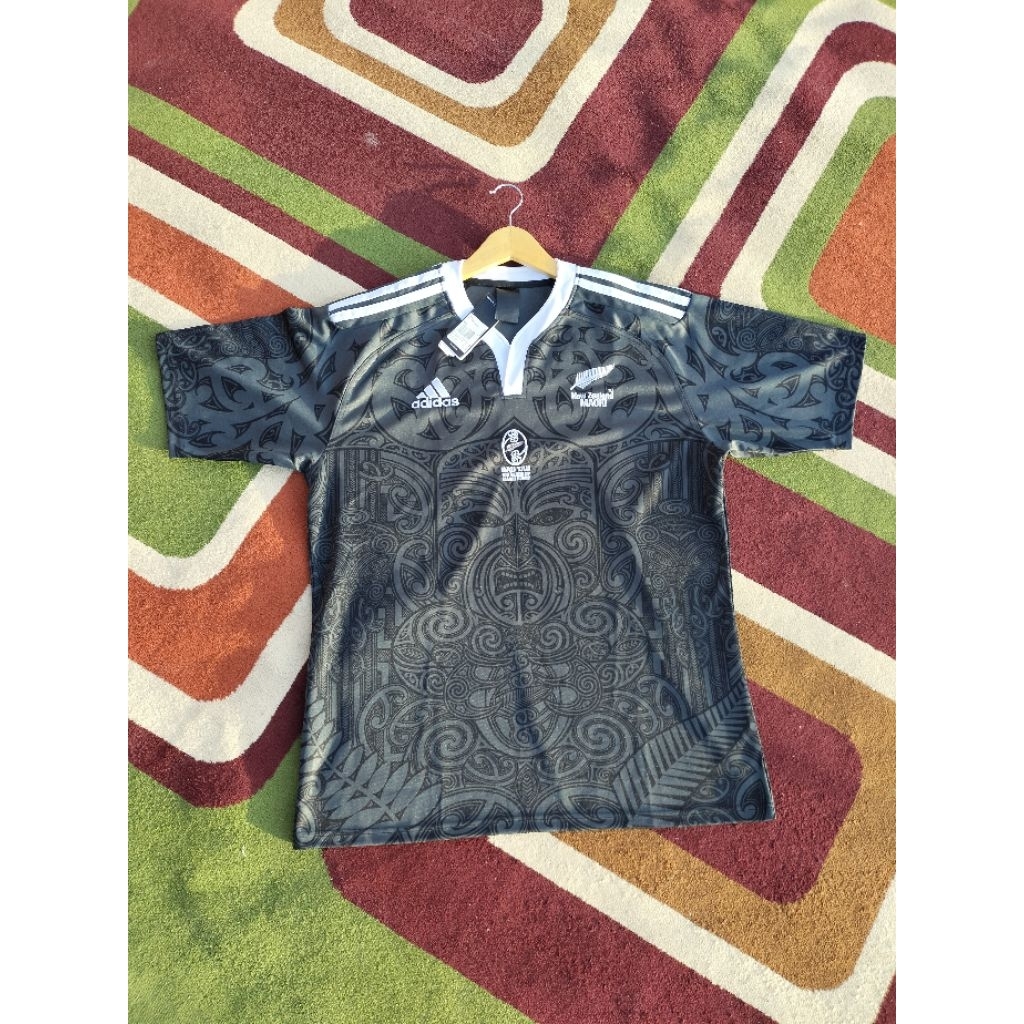 Jersey Adidas New Zealand Maori Rau Tau Rugby BNWT