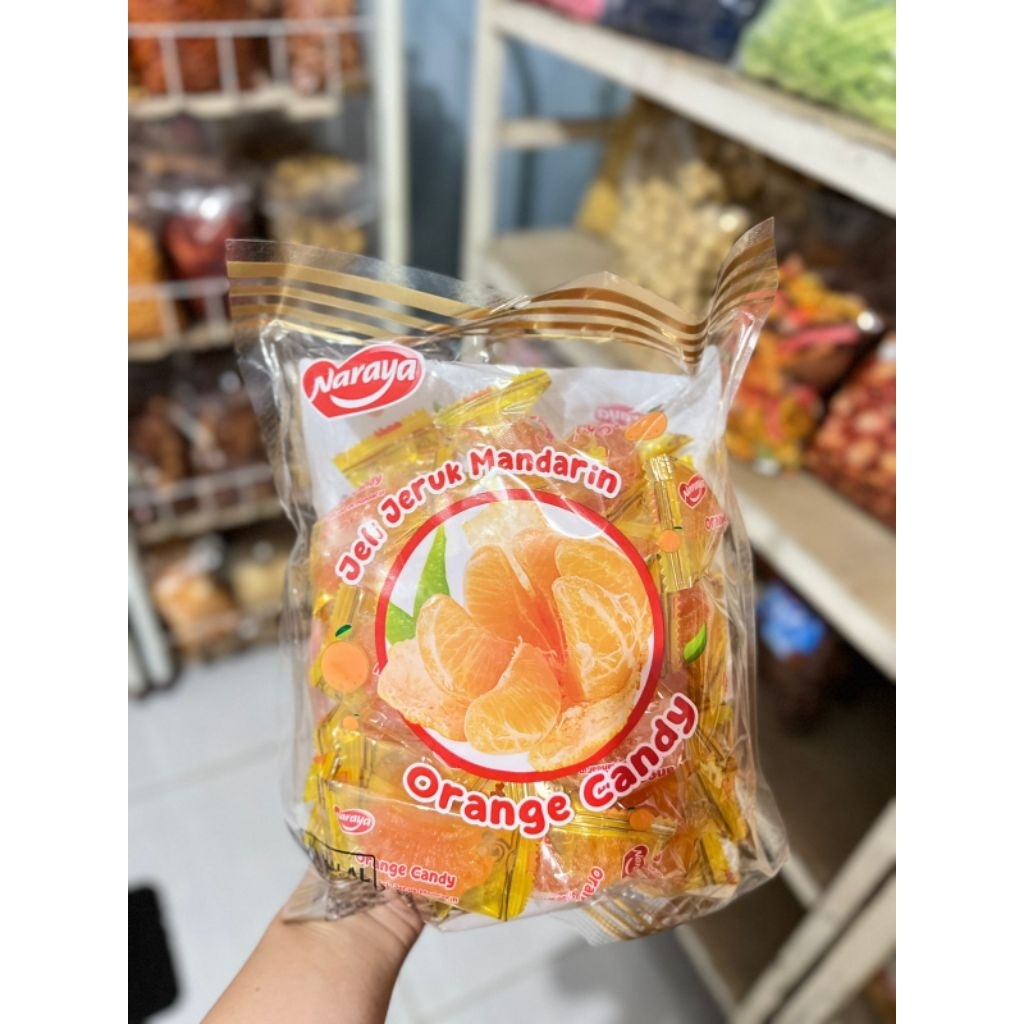 PERMEN JERUK NARAYA / BERAT 500 GRAM
