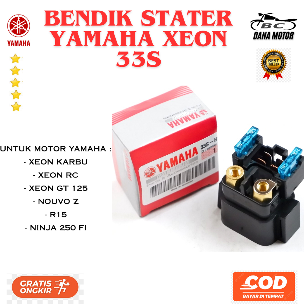 Bendik Stater Xeon Ori / Swit Stater R15 / Switch Stater Yanaha Xeon Original Premium - 33S-H1960-99