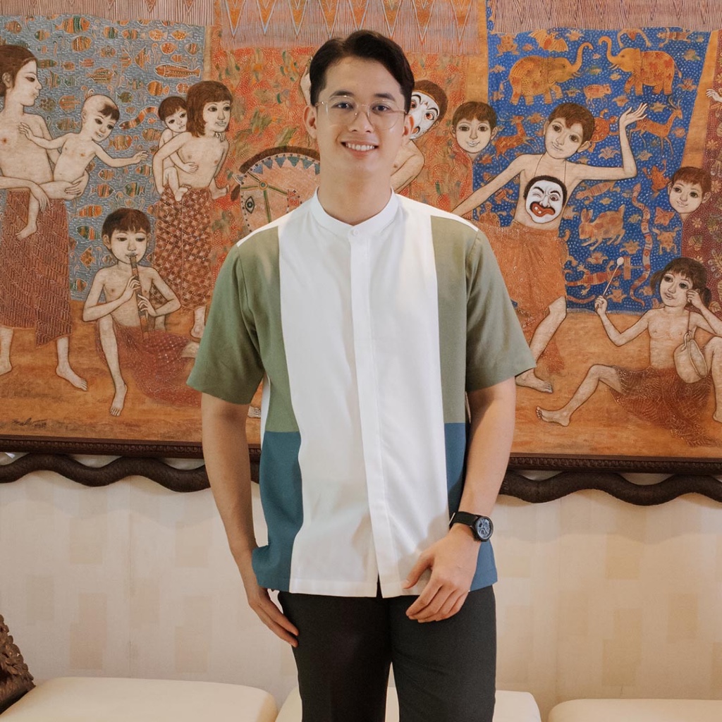 Tijoru - Bonolo Kemeja Tenun Lengan Pendek