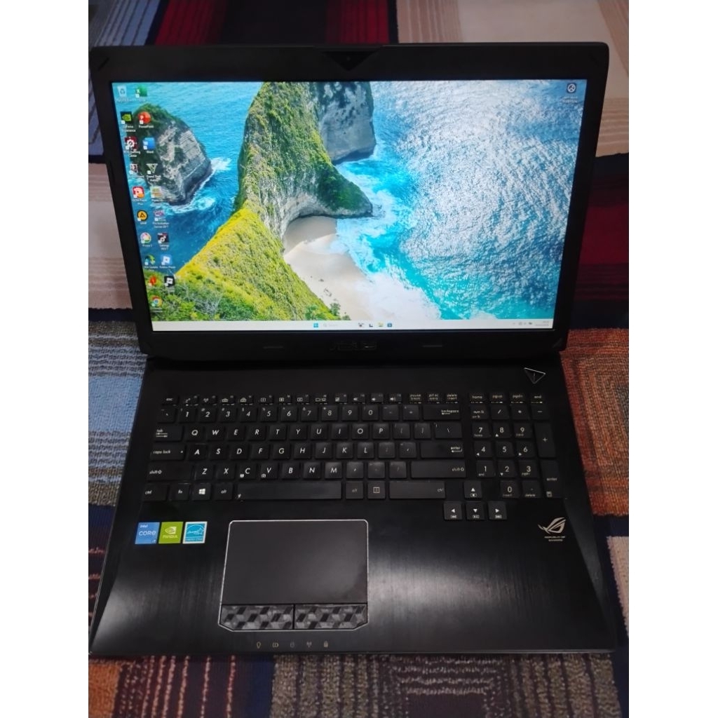 LAPTOP ASUS ROG 17 FHD i7 SSD DUAL VGA NVIDIA GTX