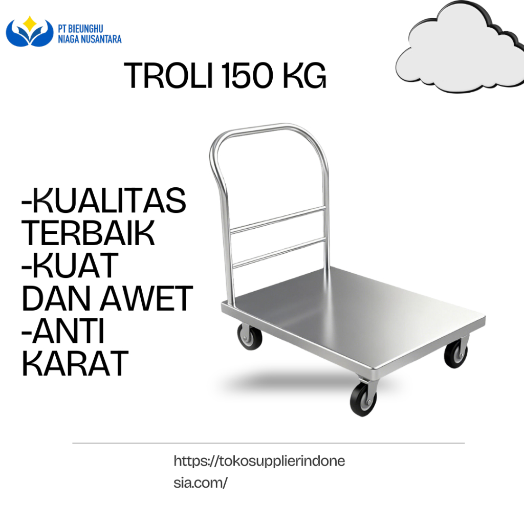 Troli barang 150kg serbaguna