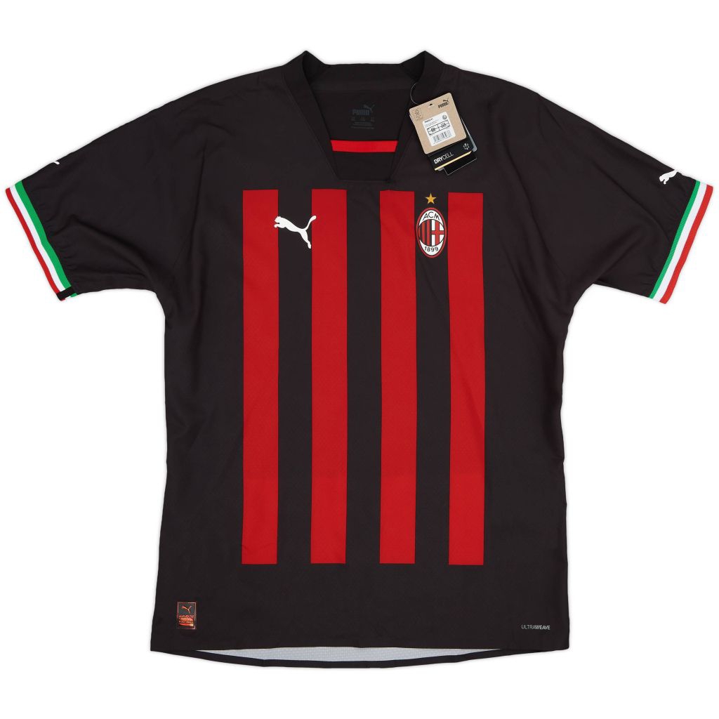 [MINUS] Pu-ma Men AC Milan Player Issue Home Jersey BlackRed