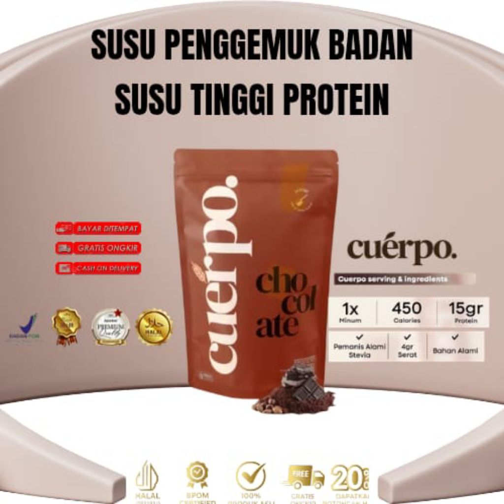 Susu Tinggi Protein dan Kalori Penambah Berat Badan HALAL BPOM