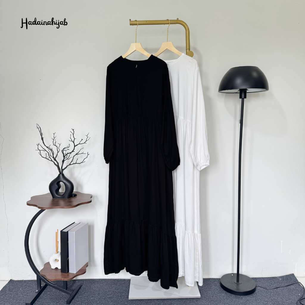 Dress Polos Rayon Twill / Gamis Polos Rayon Twill