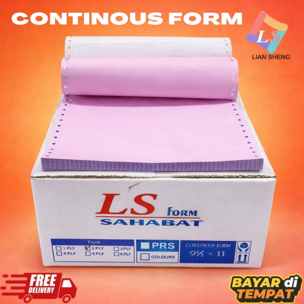 kertas Countinuous Form / NCR 2ply, 3ply, 4ply & 5ply