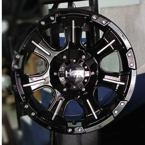 Velg mobil rush terios ring 16 HSR TWIST tampilan semi offroad