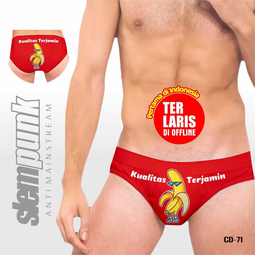 Celana Dalam Lucu Celana Dalam Pria Slempak Anti Mainstream CD32