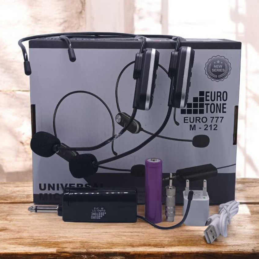 Mic Bando Wireless EuroTone / Euro Tone EURO 777 M-212 (2 bh mic)