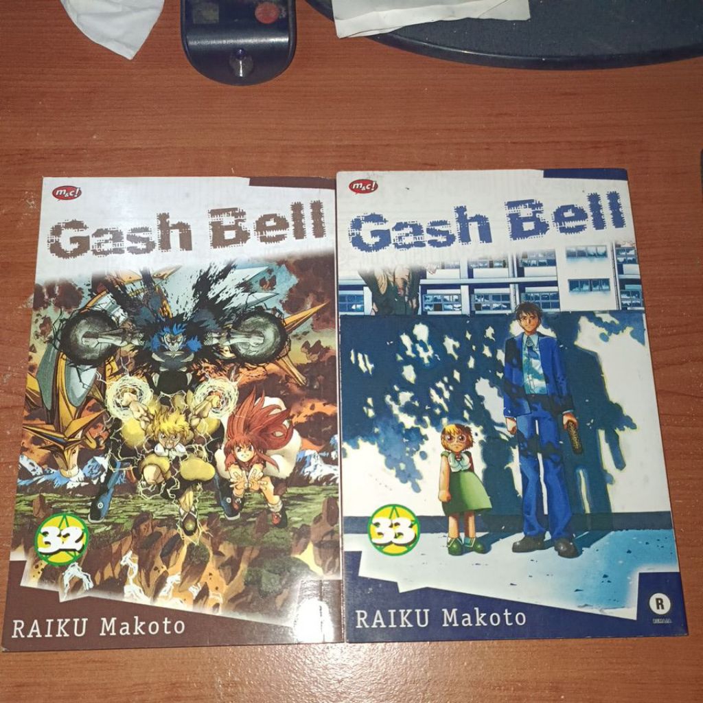 Preloved Original Komik Gash Bell 32 & 33