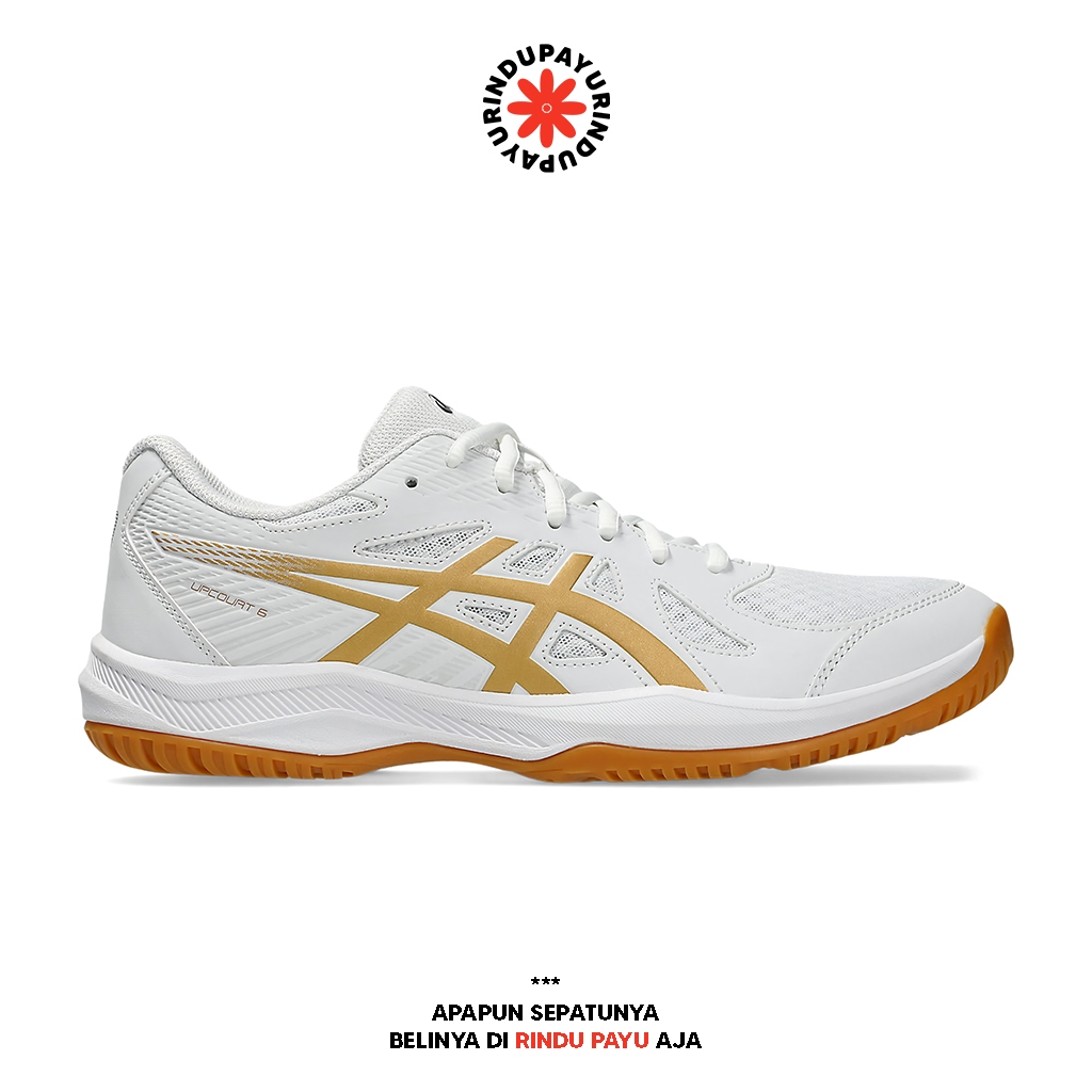 ASICS UPCOURT 6 (1071A104-106) - Sepatu Olahraga Indoor Volleyball Badminton Padel Original