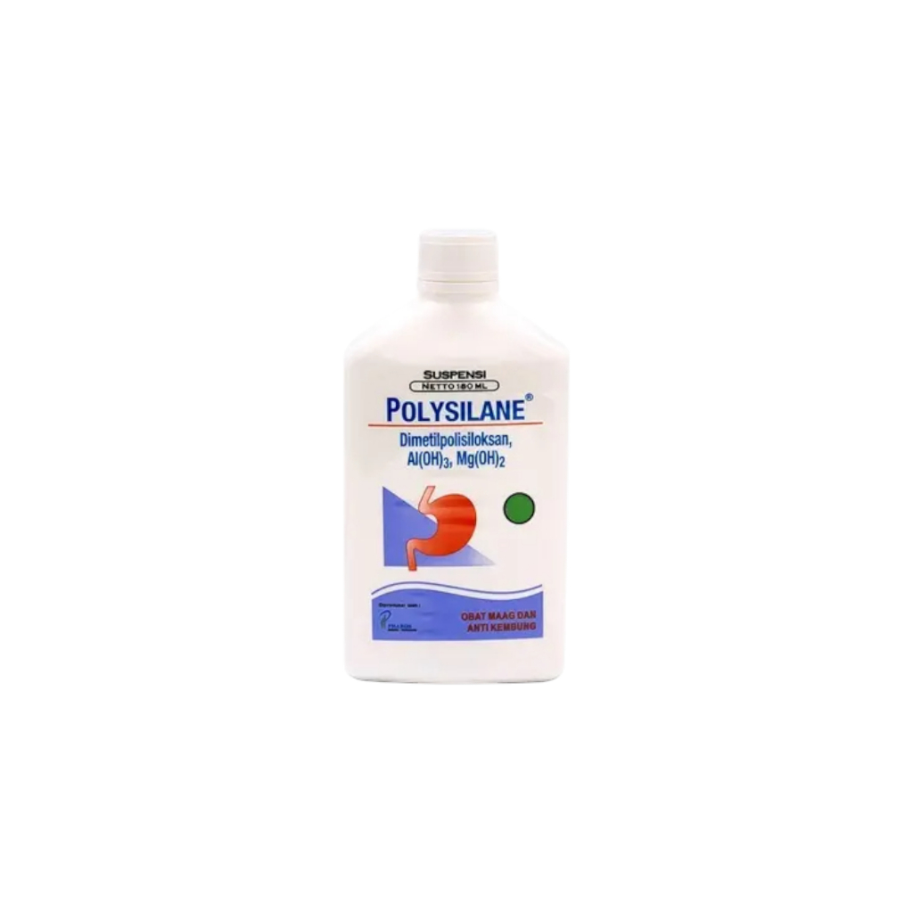 Polysilane Sirup 180 ml | obat asam lambung