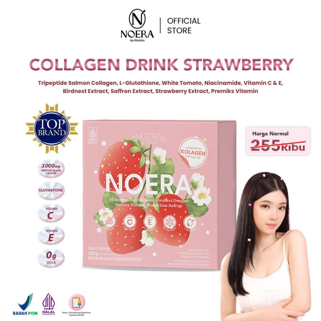 Noera Collagen Drink With Birdnest and Saffron Extract I Minuman Kolagen L-Gluthatione | Gluthatione
