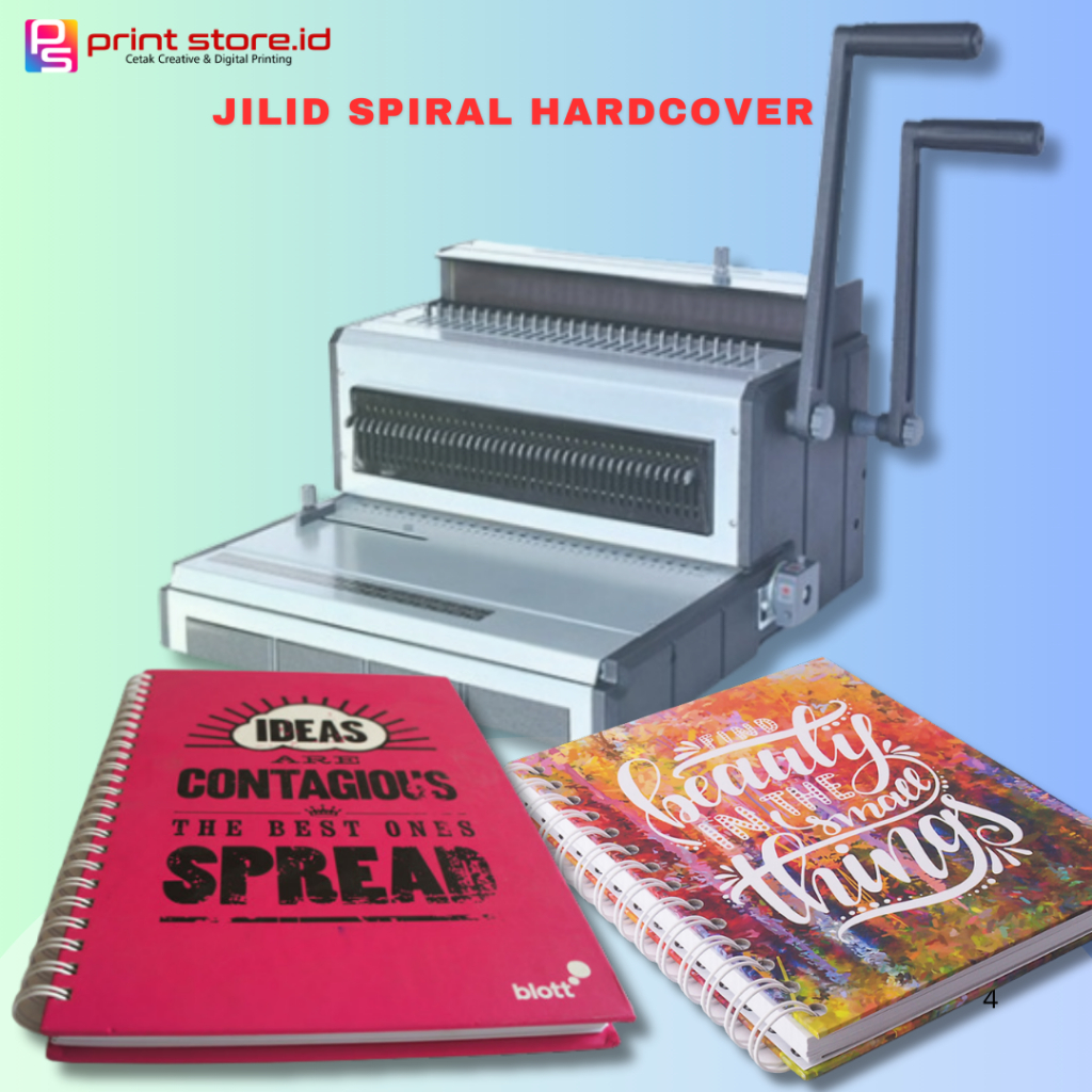 JILID HARDCOVER SPIRAL SKRIPSI/TESIS/DOKUMEN DLL