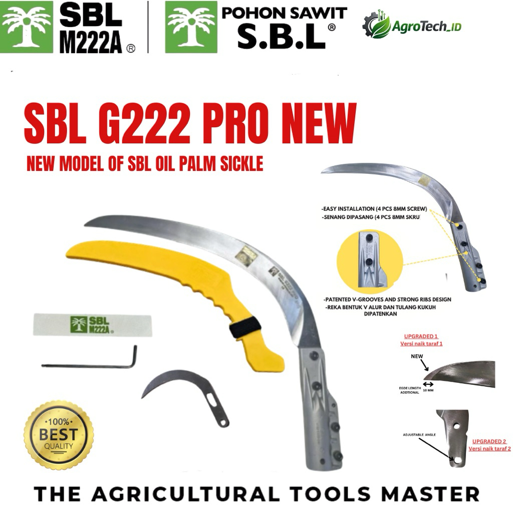 SBL G222 Pro Premium Sabit/Egrek Sawit Paket Lengkap Siap Pakai