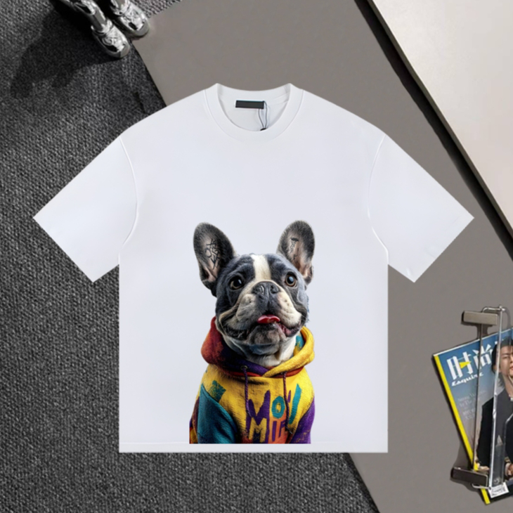 ISANNY BULL DOG LOGO T-SHIRT UNISEX OVERSIZE