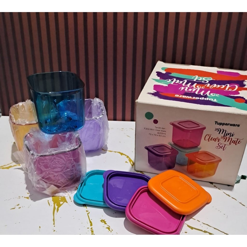 Mini Clear Mate Set Tupperware