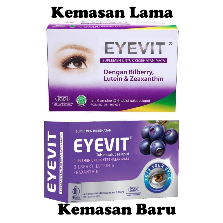 Eyevit Tablet - Vitamin Mata Dewasa - 30 Tablet