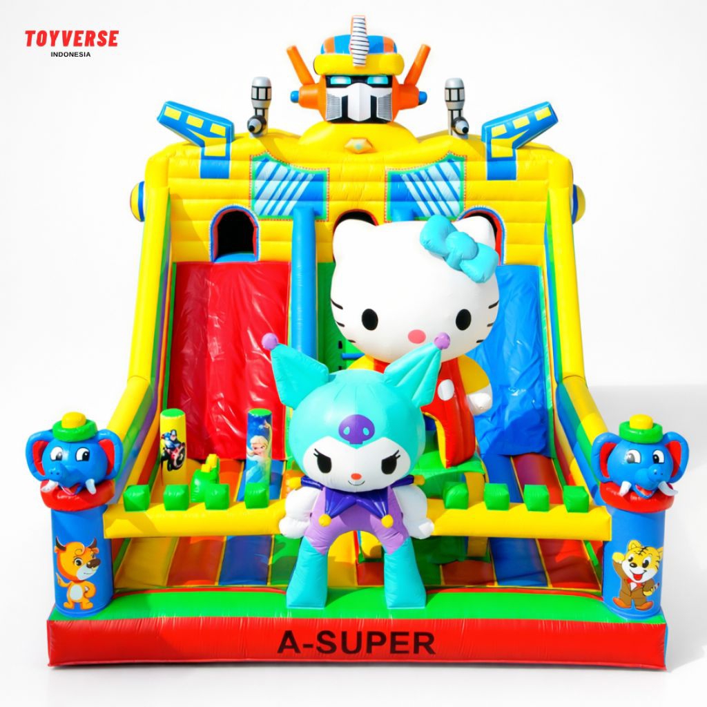 Istana Balon 6x8 A Super Hello Kitty