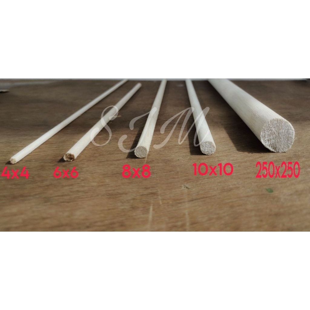 Kayu Balsa Stik DOWEL ( BULAT)