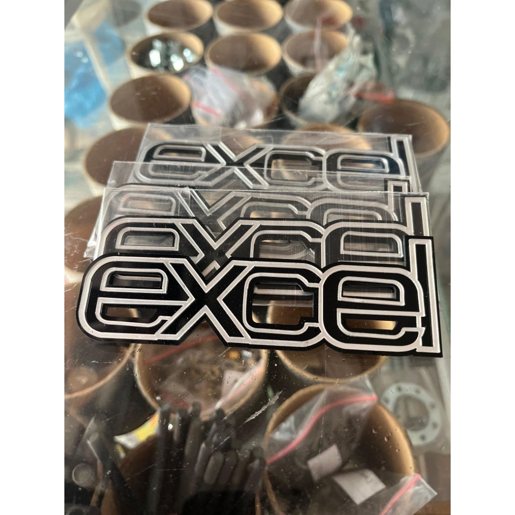 emblem tepong vespa excel bagus kuat presisi