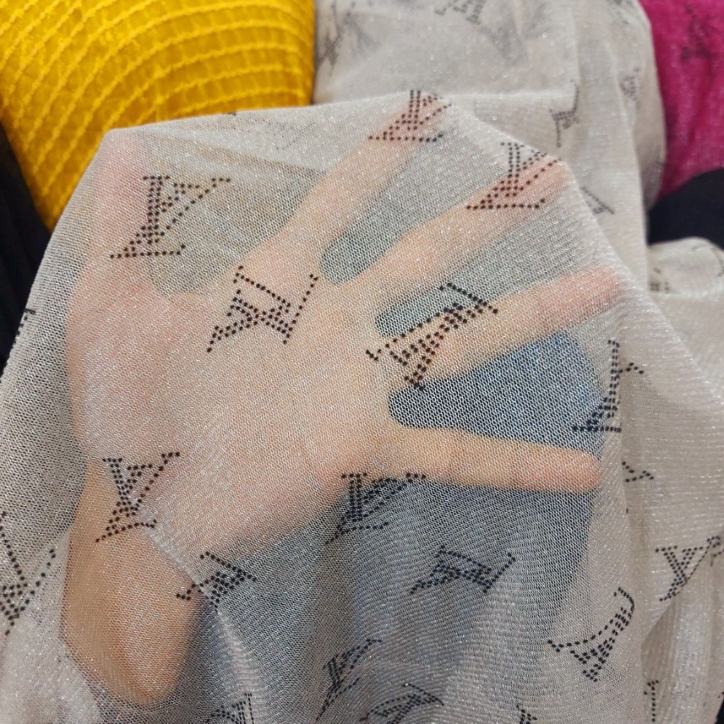 kain tile premium  - kain tile motif - kain tile stretch  - kain tile original ( abu )