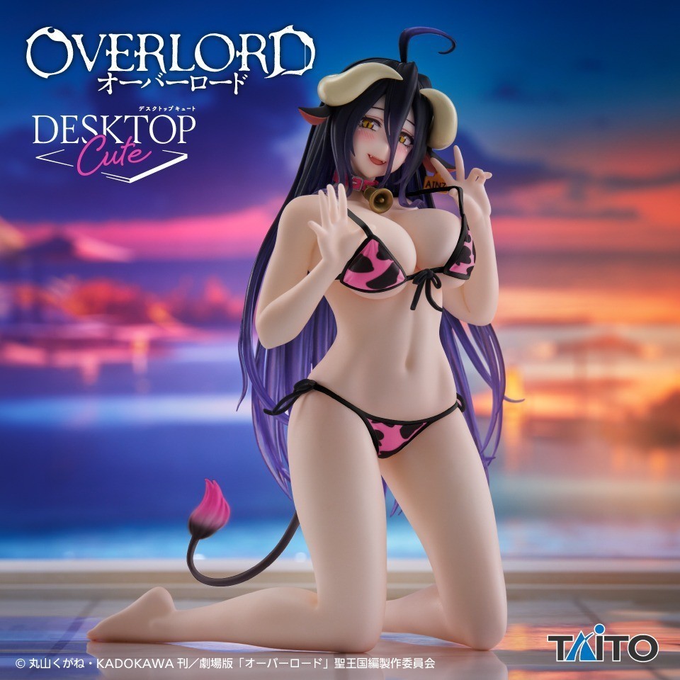 Desktop Cute Figure Albedo - Cow Swimsuit Renewal Ver. Overlord