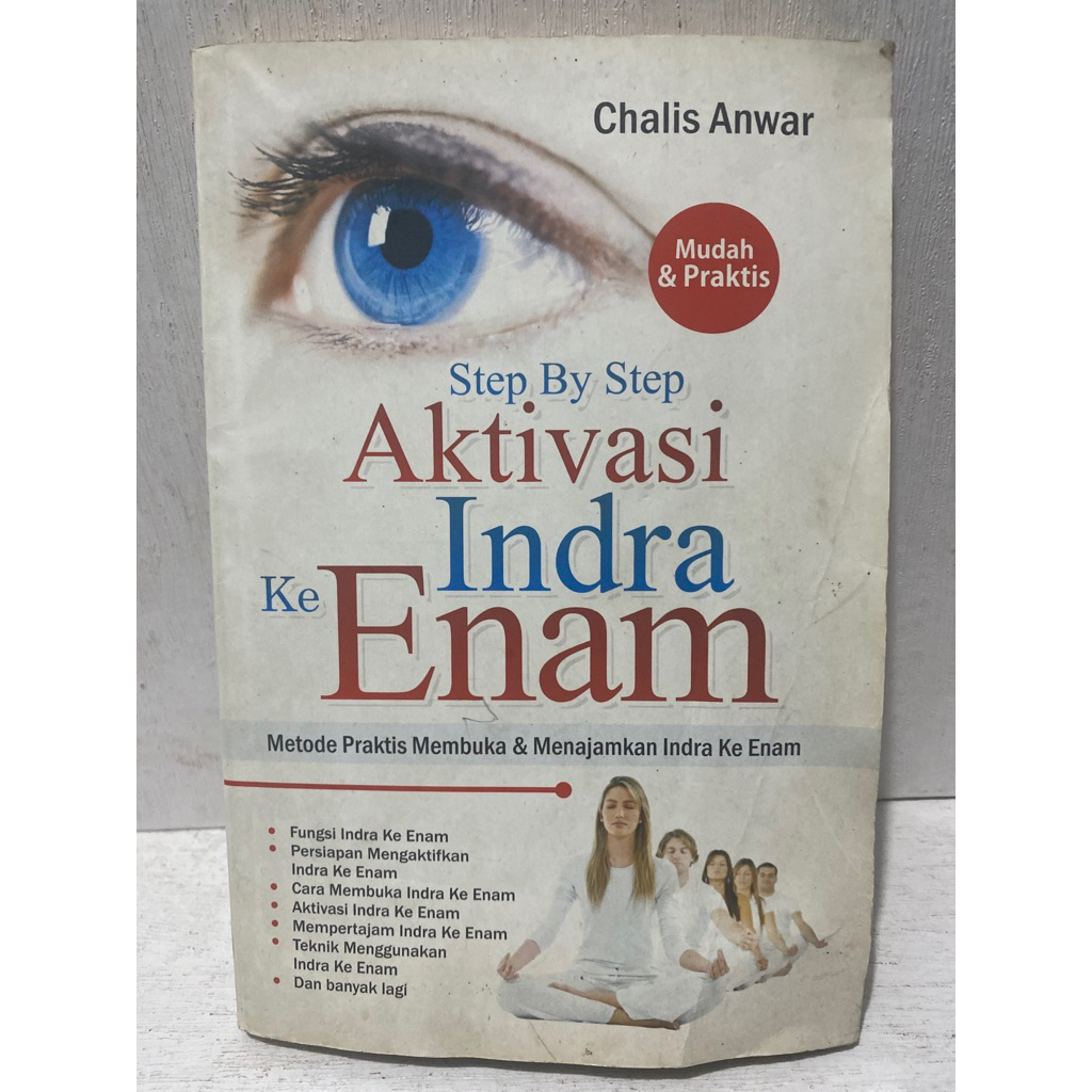 Buku Original STEP BY STEP AKTIVASI INDRA KE ENAM -  CHALIS ANWAR