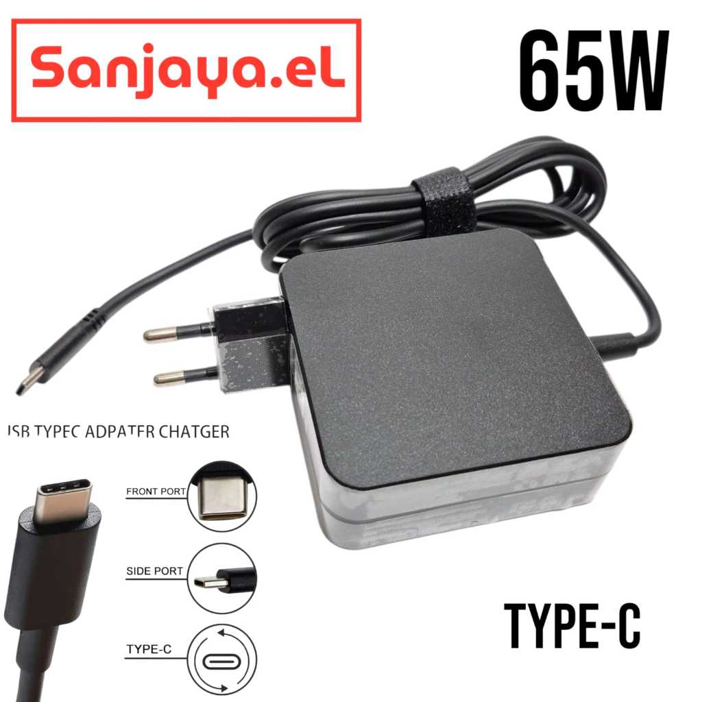 Adaptor Charger Cas Laptop Axioo MYBOOK Z6 Series 20V 3.25A 65W Type C