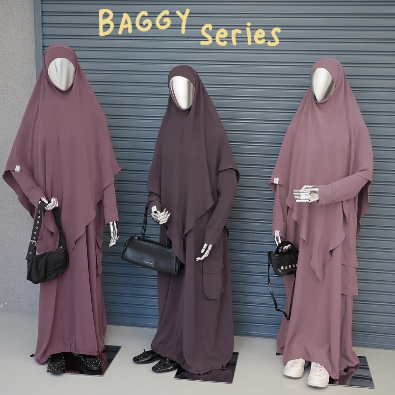SOFNI & SOFNI KIDS - BAGGY (BATCH 2) DRESS ONLY, KHIMAR ONLY, SATU SET DEWASA & KIDS