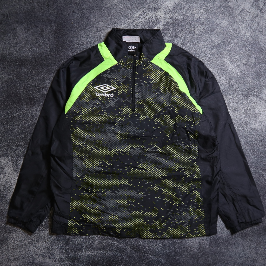 JAKET UMBRO HALFZIP WINDBREAKER KIDS AN241 SIZE ANAK 140