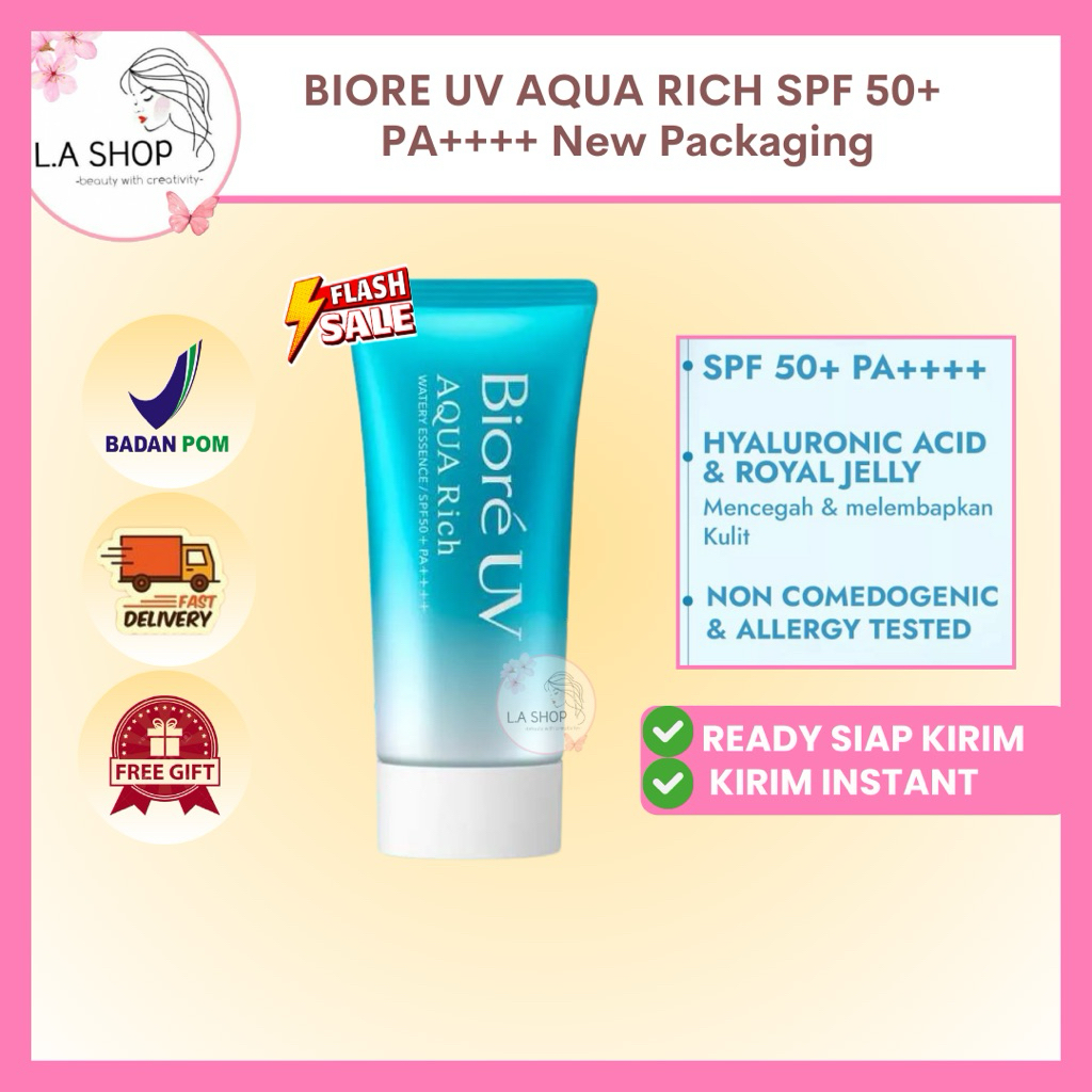 BIORE AQUA RICH UV Sunscreen Biore Sunscreen Makassar