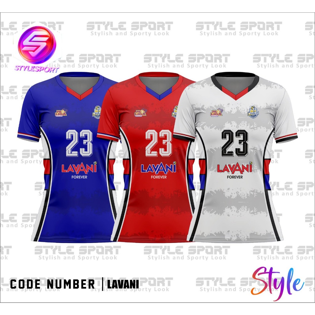 STYLE-BAJU JERSEY VOLI LAVANI PROLIGA 2025/2026 CEWEK FULL PRINTING DRYFIT (BISA CUSTOM NAMA,NO DLL)