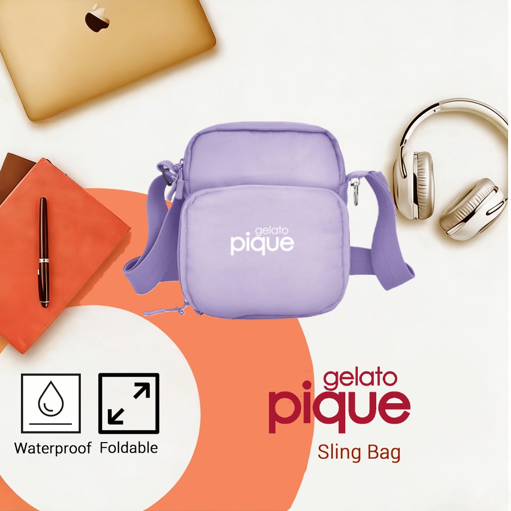 Tas selempang Warna Ungu Pria & Wanita