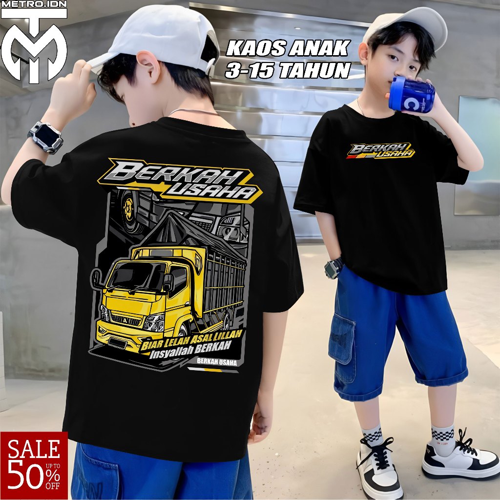 T-shirt Kaos ANAK Truk Canter Distro, Driver Canter Kaos Driver Muda | Baju Kaos Pria Motif Mobil Tr