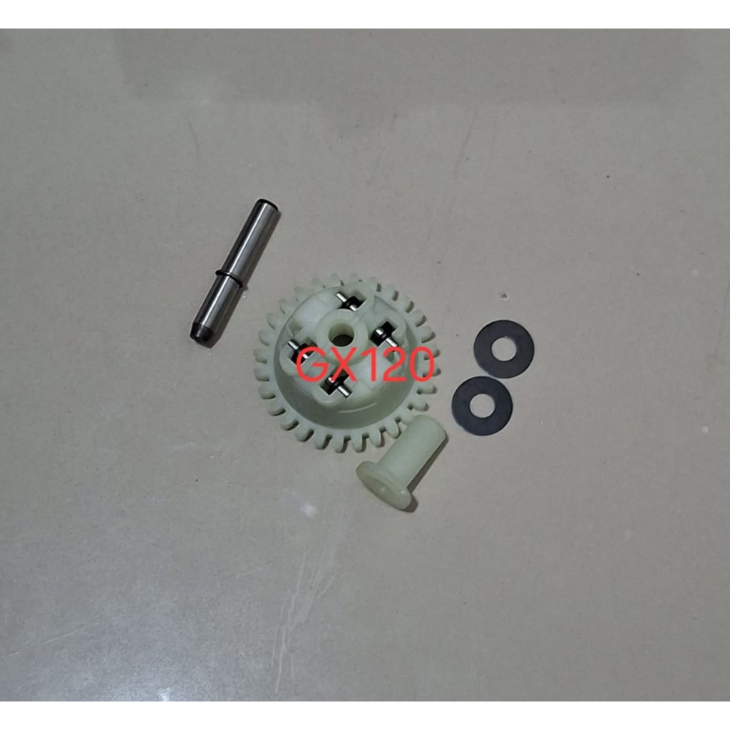 GX120 governor assy (gigi pompa oli) untuk mesin Honda type GX120