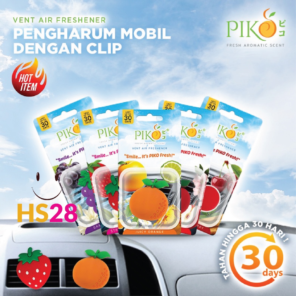 Parfum Mobil PIKO/Pengharum Mobil PIKO Dengan Klip