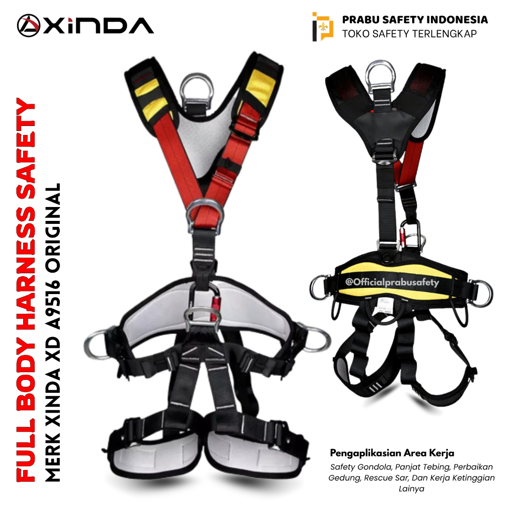 Full Body Harness XINDA A9516 Original 100% | Safety Harness Ketinggian XINDA